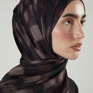 Women's Elegant Muslim Print Modal Hijab Custom Logo <b>Scarf</b> Customizable Lightweight Durable Modest Comfortable Premium - Product Image 2