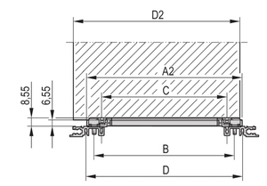 รางนำทาง ZSTC C-BOX พร้อมระบบโค้ดดิ้งสำหรับ CompactPCI/ VME64x, ระยะเบี่ยง 0.1 นิ้ว, 220 มม., สีเขียว, <span class=keywords><strong>SPQ</strong></span> 50 64560-072 - Product Image 5
