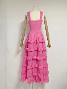 Français <span class=keywords><strong>Vintage</strong></span> Sexy élégant licou <span class=keywords><strong>gaine</strong></span> ventre gâteau ourlet longue épissage couleur unie robes tenue décontractée pour les femmes - Product Image 3