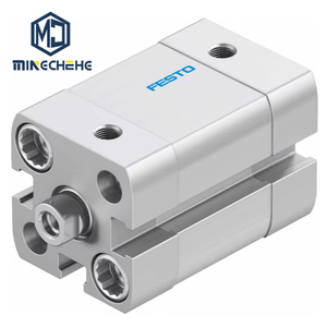 Cylindre pneumatique compact ADN-16-10-I-P-A ADN-20-20-I-P-A ADN-25-30-I-P-A, actionneur à double effet à course courte pour l'automatisation - Product Image 1