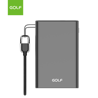 Chargeur portable mini en aluminium 20000mAh PD 20W Charge rapide Banque d'alimentation mince Affichage numérique LCD avec câble