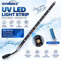 Bande LED UV étanche encapsulée pour la circulation de l'eau potable, idéale pour les dispositifs d'assainissement de l'eau potable