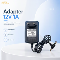 Adaptateur secteur AC/DC 12V 1A 100-240V, chargeur mural avec prises EU, US, UK, AU, connecteur DC 5.5x2.5mm pour CCTV, bande LED, routeur