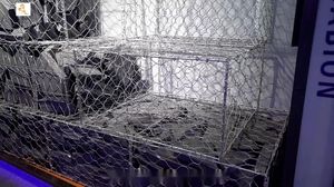 2x1x1 Caja de gaviones <span class=keywords><strong>hexagonal</strong></span> recubierta de zinc galvanizado Buena cesta de pared de contención con malla de alambre de hierro - Product Image 3