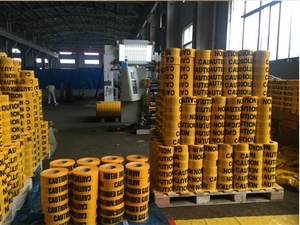 Chất lượng cao màu đỏ và trắng nguy hiểm in phát hiện ngầm cảnh báo băng cho cáp quang - Product Image 6