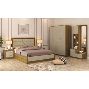 Juego de Muebles de Dormitorio Completo con Cama de Madera de Estilo Moderno en Oferta, para Apartamento u Hogar, Modelo UL-23FD0439, Cama Tamaño UL-23FD0 - Product Image 1