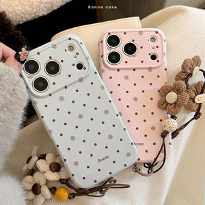 Suitable <b>for</b> <b>iPhone</b> 17, phone case with line rose vintage flower design, lanyard, full coverage, shockproof phone case - Product Image 1