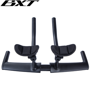 <span class=keywords><strong>Guidon</strong></span> de triathlon BXT Carbon TT <span class=keywords><strong>Bullhorn</strong></span> pour vélos de route 701g 31,8 mm 420 mm de largeur Noir mat/brillant - Product Image 2