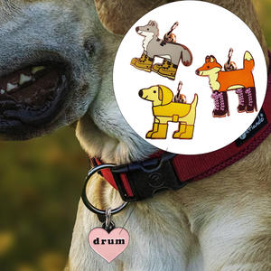 Etiqueta de identificación personalizada para perro cachorro gato placa de identificación colgante etiquetas antipérdida para <span class=keywords><strong>collar</strong></span> GRIL niño perros accesorios para mascotas - Product Image 3
