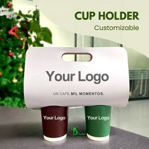 Bicchieri di Carta Personalizzati con Logo <span class=keywords><strong>per</strong></span> Caffè, Latte e Bevande Calde, a Parete Singola o Doppia, con Coperchi, Vendita all'Ingrosso - Product Image 2