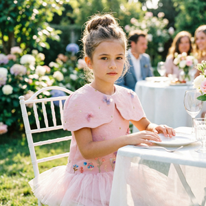 Occasione festa di compleanno bambini abiti da principessa per bambini marchio di moda occidentale su misura ricamo speciale abiti 3D - Product Image 5