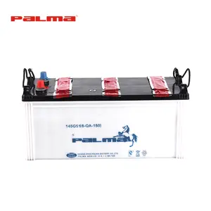 Batteria per Auto Palma Dry cina produttore vendita diretta 12V 150AH batterie Auto JIS batteria di avviamento Auto