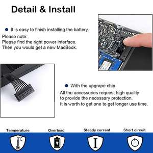 <span class=keywords><strong>Batterie</strong></span> 7200mAh 10.95V/78.84WhA A1382 pour <span class=keywords><strong>MacBook</strong></span> <span class=keywords><strong>Pro</strong></span> 15 pouces A1286 début <span class=keywords><strong>2011</strong></span> fin <span class=keywords><strong>2011</strong></span> mi 2012 nouvelle <span class=keywords><strong>batterie</strong></span> d'ordinateur portable de remplacement - Product Image 4