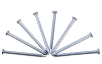 Clous en acier galvanisé à chaud, tête standard, calibre 2, tige lisse, haute résistance, pour clôtures extérieures, coffrage en béton, emballés en carton