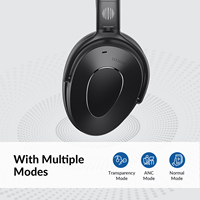 Best-seller Casque hybride ANC Smart filaire sans fil BT 5.2 écouteurs antibruit casque supra-auriculaire