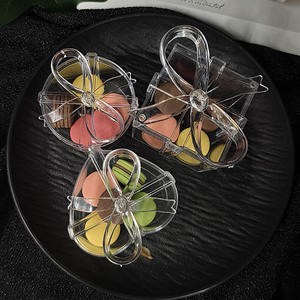 Caja de Regalo Hueca Transparente para Bodas y Navidad, Esfera de Plástico Transparente para Dulces, Bola Redonda de Acrílico, Venta al por Mayor - Product Image 3