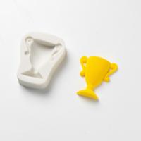 Moule à gâteau en silicone AKOKO de qualité alimentaire 3D pour mousse, trophées sportifs, t-shirts, pentagrammes, formes de football, DIY