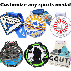 Fabricación de medallas de premio de diseño gratuito Logotipo de natación personalizado Medallas de <span class=keywords><strong>ping</strong></span> <span class=keywords><strong>pong</strong></span> deportivas de metal Medalla y <span class=keywords><strong>trofeos</strong></span> 3D - Product Image 1