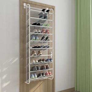 Appesa sopra la porta organizzatori di scarpe <span class=keywords><strong>in</strong></span> rete <span class=keywords><strong>in</strong></span> <span class=keywords><strong>metallo</strong></span> scarpiera per corridoio d'ingresso - Product Image 3