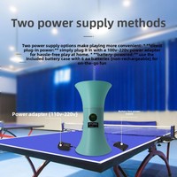 Machine à balles de tennis de table automatique IPONG I0 2G - Appareil d'entraînement portable professionnel pour la maison en ABS vert
