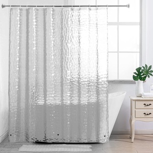 Rideaux <span class=keywords><strong>de</strong></span> douche Peva 3D, cube pour <span class=keywords><strong>salle</strong></span> <span class=keywords><strong>de</strong></span> bains, Transparent, 0.15mm, 72X72 pouces, imperméable, <span class=keywords><strong>pas</strong></span> <span class=keywords><strong>cher</strong></span> - Product Image 1