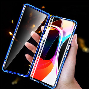 Doppia Faccia di Vetro 360 Pieno Della Copertura Magnetica di Protezione In Metallo Accessori Cassa Del Telefono Mobile Per Xiaomi <span class=keywords><strong>Redmi</strong></span> Nota <span class=keywords><strong>9</strong></span> Pro Max - Product Image 1