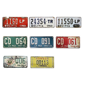 Placa de Matrícula Personalizada de Sublimación Directa de Fábrica, Placa de Matrícula con Número de Señalización de <span class=keywords><strong>Bolivia</strong></span> - Product Image 4