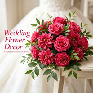 <span class=keywords><strong>Fleur</strong></span> artificielle à tige unique pour arrangements floraux DIY, idéale pour les mariages, les allées de salle, les banquets et les événements – Branche de <span class=keywords><strong>fleur</strong></span> en soie simulée - Product Image 2