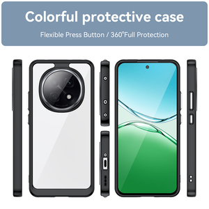 <span class=keywords><strong>Coque</strong></span> de téléphone antichoc de luxe HardAcrylic pour Oppo A60 <span class=keywords><strong>A40</strong></span> étui Mobile pliant Transparent pour Oppo A3 4G 5G A3X 4G A5 Pro - Product Image 2