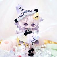 100% Auténtico, Caja de 9 Piezas, Ninita Witch Apocalypse V2 Series, Caja Sorpresa, Adorables Figuras de PVC, Mini Juguetes Decorativos, Adornos
