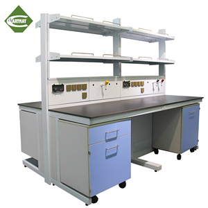 Cartmay thiết bị đồ nội thất tùy chỉnh mô-đun khoa học di động bánh xe phòng thí nghiệm băng ghế phòng thí nghiệm Gốm trung tâm đảo bảng - Product Image 2