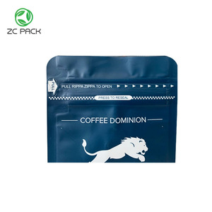 Nhà Máy Trực Tiếp Thấp Moq Độ Ẩm Bằng Chứng Cấp Thực Phẩm Ống Đồng In Biểu Tượng Tùy Chỉnh Matte Phẳng Dưới Đứng <span class=keywords><strong>Pouch</strong></span> Dây Kéo Top PE - Product Image 3