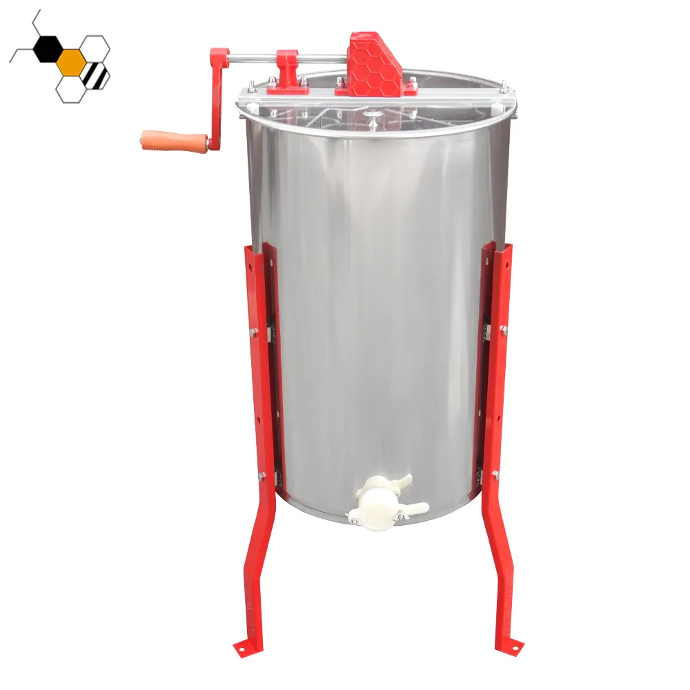 2-Frame Stainless Steel Automatic Manual Honey Extractor Centrifuge Beekeeping Tool with Motor for Retail Industries New Used