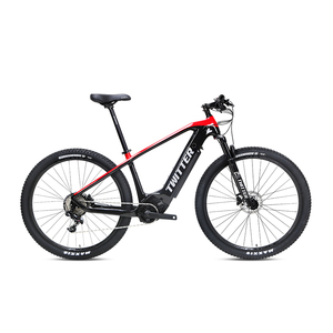 Bafang-bicicleta eléctrica Mid M510 para hombre, bici de montaña de carbono, 250W, con batería Samsung de 602Wh, precio de fábrica - Product Image 1