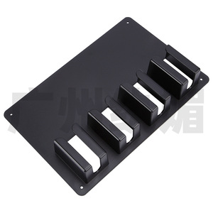 Hair Clipper Hanger Wall Mount Bracket Black 4 Slot Storage Box For Salon Hairdresser Electric Clippers - Product Image 2