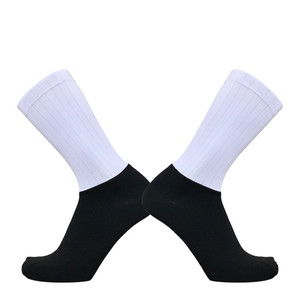 Chaussettes Aero d'été en silicone antidérapantes Chaussettes de cyclisme <span class=keywords><strong>Whiteline</strong></span> pour hommes Chaussettes de vélo de course à pied Calcetines Ciclismo - Product Image 4