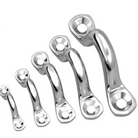 Lot de 10 œillets de fixation M10 en acier inoxydable 304 pour poignée de porte de bateau, quincaillerie de porte avec vis
