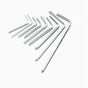 Clé hexagonale en L antirouille de 4 mm, taille moyenne, pointe plate pour l'installation de petits équipements électroniques - Product Image 6