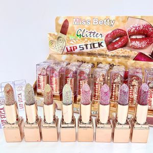<span class=keywords><strong>Miss</strong></span> <span class=keywords><strong>Betty</strong></span> 8 couleurs 24 pièces hydratant super brillant mat lisse coloration longue durée imperméable rouge à lèvres maquillage - Product Image 5