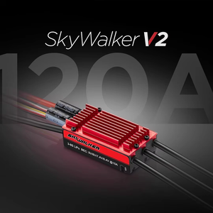 Nuevo SkyWalker 2026 120A V2 UBEC ESC sin Escobillas con Ajuste Eléctrico de Retropulsión para Drones y Modelos de Aeronaves - Product Image 5