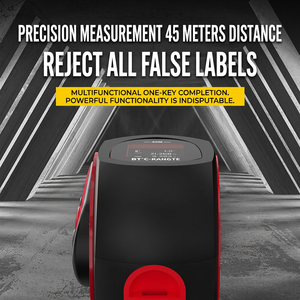 Mètre à ruban laser 45M, outil de mesure numérique haute précision pour la construction et l'usage domestique - Product Image 1