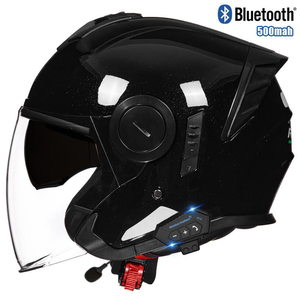 <span class=keywords><strong>Casco</strong></span> de Motocicleta Integral <span class=keywords><strong>Homologado</strong></span> 3C con Doble Visor y <span class=keywords><strong>Bluetooth</strong></span> para Llamadas Manos Libres, Ideal para Conducir Motocicletas - Product Image 1