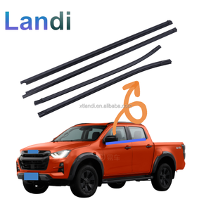 Tiras de Sellado para Ventanas de Auto Landi Negras Resistentes a la Intemperie para DMAX, Reemplazo Directo, Resistentes a la Lluvia y a los Residuos - Product Image 2