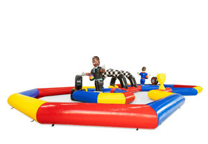 Liên Minh đua theo dõi giao thông chủ đề <span class=keywords><strong>Inflatable</strong></span> zorb bóng đua theo dõi trò chơi cạnh tranh - Product Image 3