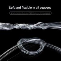 Tuyau en silicone rigide transparent Clscea Aquarium Premium résistant au CO2, service de découpe