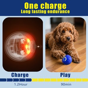 <b>Interactive</b> Pet <b>Toy</b> With Three Modes - Intelligent Rolling Ball for <b>Cats</b> and Dogs, Durable, Bouncy and Self-Entertaining - Product Image 2