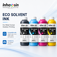 Encre éco-solvant grand format 1L CMYK pour Epson I3200 I1600 XP600 DX5 DX7 pour impression continue en production