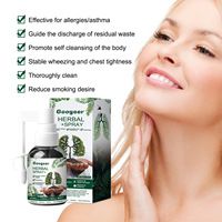 Googeer Spray Nasal Bio Jetable à Base de Plantes pour le Traitement de la Congestion Nasale, de la Rhinite et de la Sinusite, Nettoyant et Réparateur Corporel