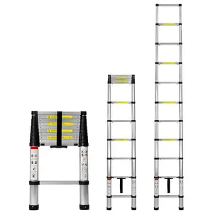 2024 New Type Aluminum Telescoping Step Ladder 3.8 M New Standard 10m Telescopic Ladder