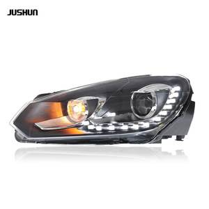 Ensemble de phares Jushun pour Volkswagen Golf 6 R20, feux de jour à LED, clignotants, 12V - Product Image 4